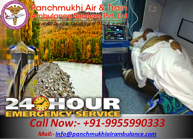 24 hours helpful train ambulance patient transfer services in India 06